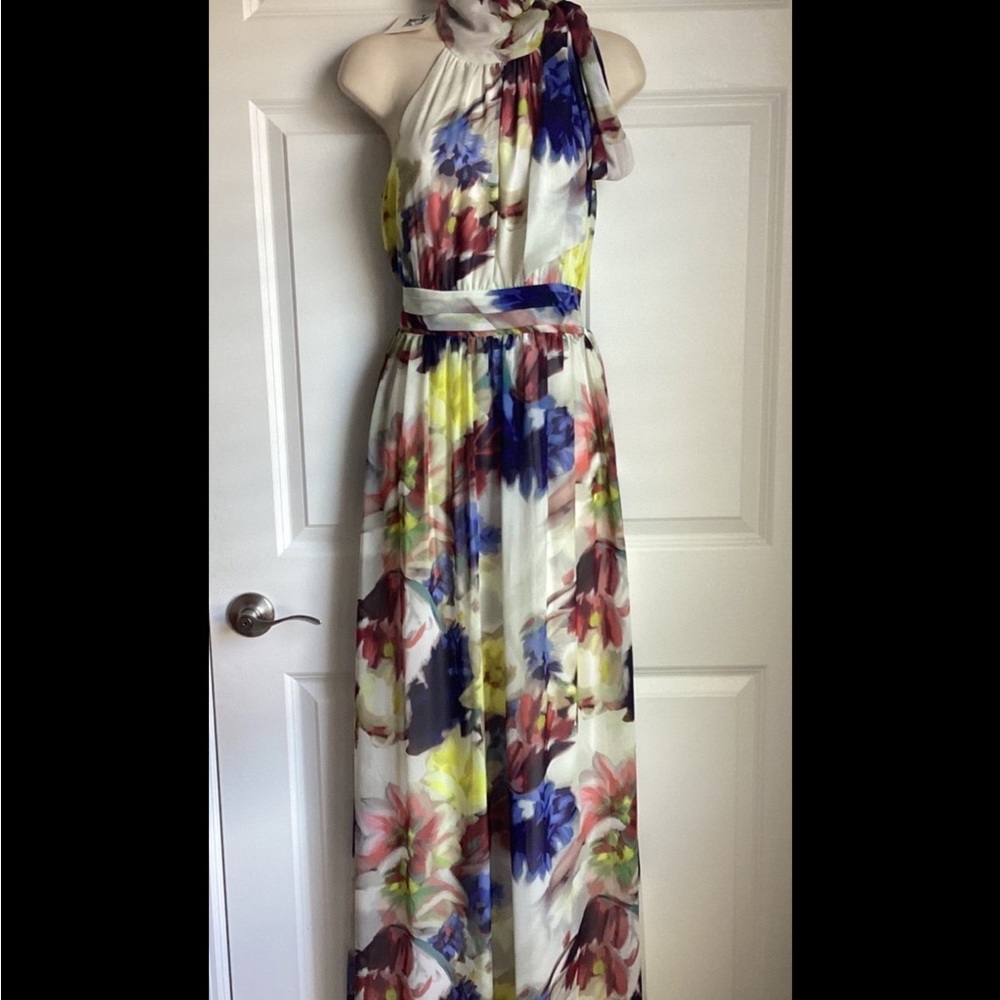 Anne Klein floral maxi dress